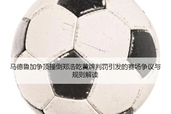 马德鲁加争顶撞倒郑浩乾黄牌判罚引发的赛场争议与规则解读